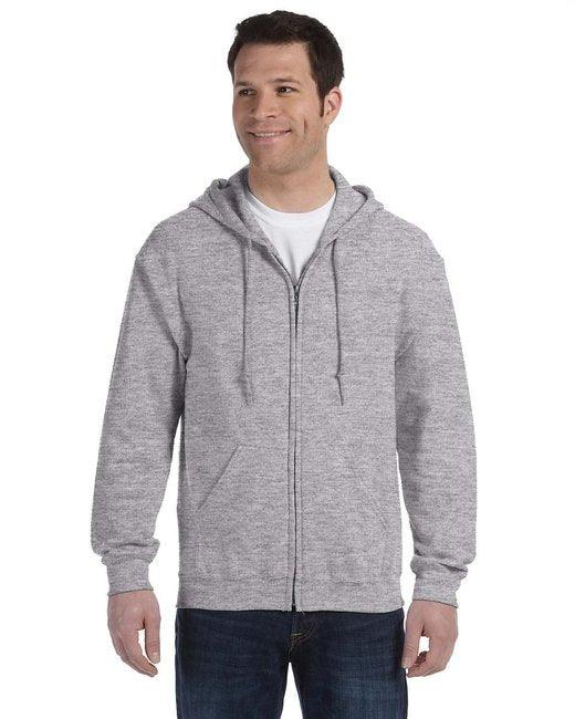 Gildan Adult Heavy Blend 8 oz., 50/50 Full-Zip Hooded Sweatshirt G186 - Dresses Max