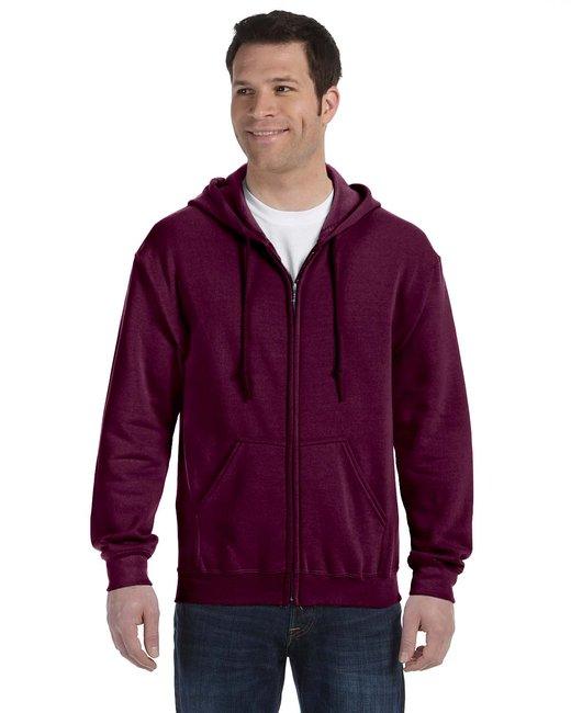 Gildan Adult Heavy Blend 8 oz., 50/50 Full-Zip Hooded Sweatshirt G186 - Dresses Max