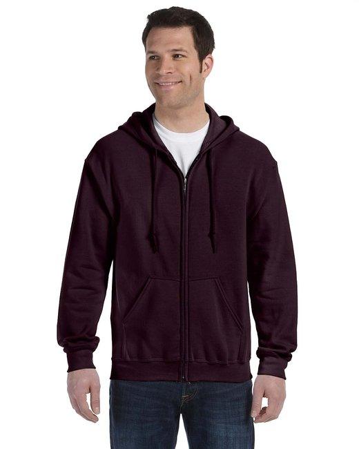 Gildan Adult Heavy Blend 8 oz., 50/50 Full-Zip Hooded Sweatshirt G186 - Dresses Max