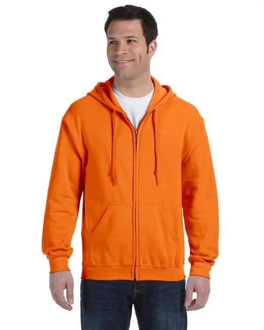 Gildan Adult Heavy Blend 8 oz., 50/50 Full-Zip Hooded Sweatshirt G186 - Dresses Max