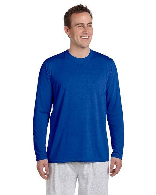 Gildan Adult Performance® Adult 5 oz. Long-Sleeve T-Shirt G424 - Dresses Max