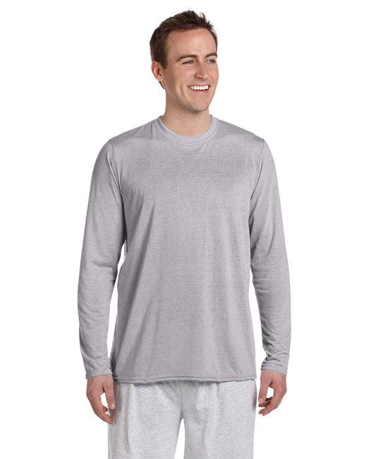 Gildan Adult Performance® Adult 5 oz. Long-Sleeve T-Shirt G424 - Dresses Max