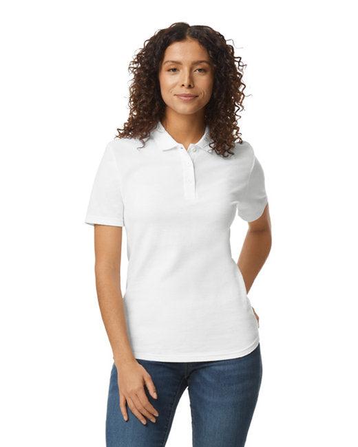 Gildan Ladies' Softstyle Double Pique Polo G648L - Dresses Max