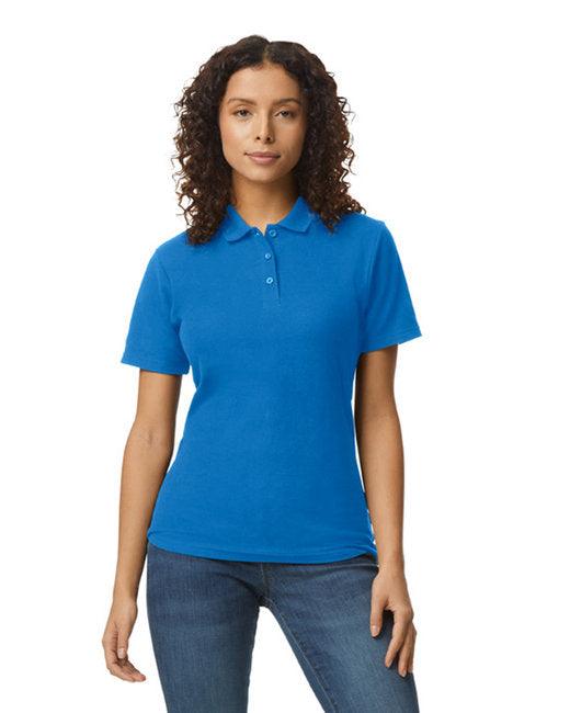 Gildan Ladies' Softstyle Double Pique Polo G648L - Dresses Max