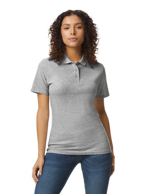 Gildan Ladies' Softstyle Double Pique Polo G648L - Dresses Max