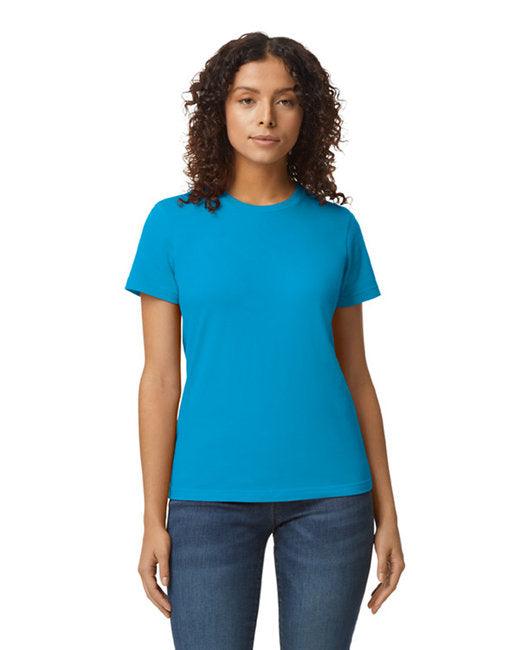 Gildan Ladies' Softstyle Midweight Ladies' T-Shirt G650L - Dresses Max