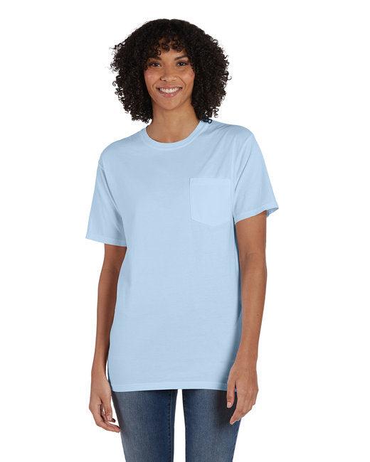 ComfortWash by Hanes Unisex Garment-Dyed T-Shirt with Pocket GDH150 - Dresses Max