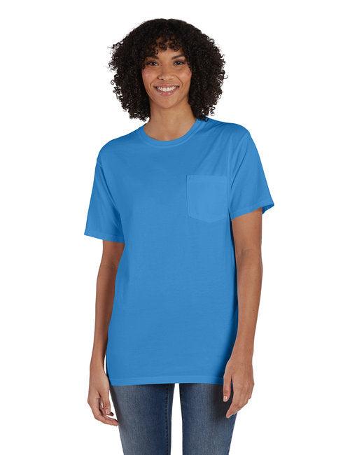 ComfortWash by Hanes Unisex Garment-Dyed T-Shirt with Pocket GDH150 - Dresses Max