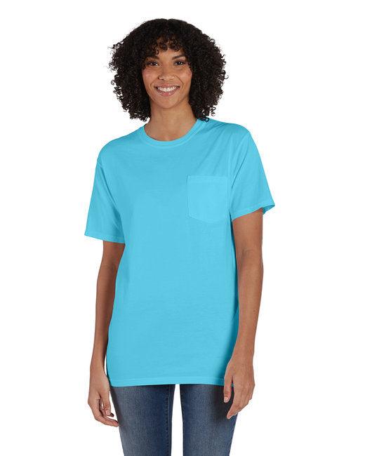 ComfortWash by Hanes Unisex Garment-Dyed T-Shirt with Pocket GDH150 - Dresses Max