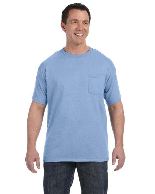 Hanes Men's Authentic-T Pocket T-Shirt H5590 - Dresses Max