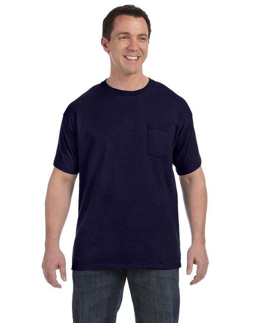 Hanes Men's Authentic-T Pocket T-Shirt H5590 - Dresses Max