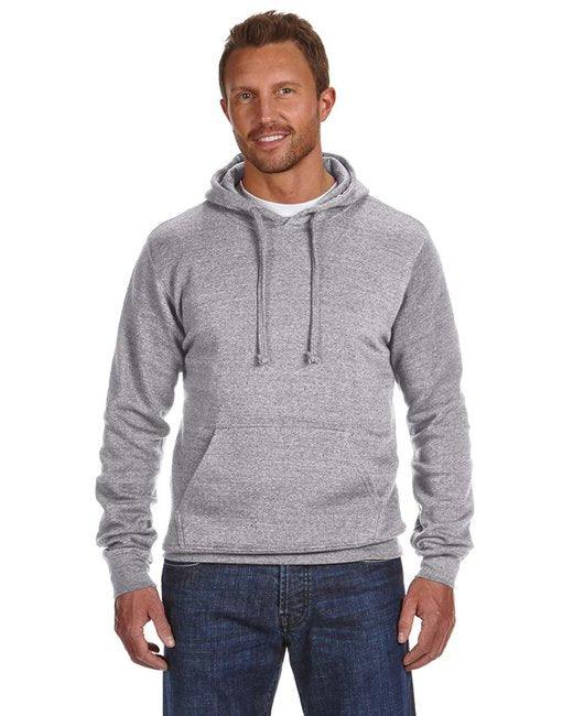 J America Adult Cloud Pullover Fleece Hooded Sweatshirt JA8620 - Dresses Max