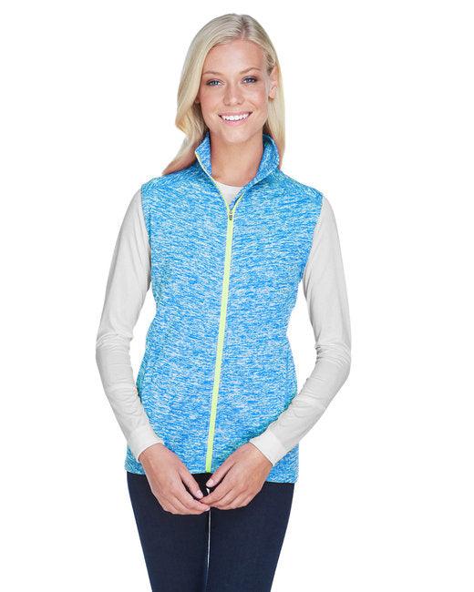 J America Ladies' Lasic Cosmic Fleece Vest JA8625 - Dresses Max