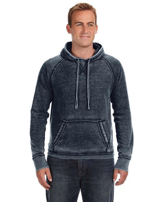 J America Adult Vintage Zen Fleece Pullover Hooded Sweatshirt JA8915 - Dresses Max