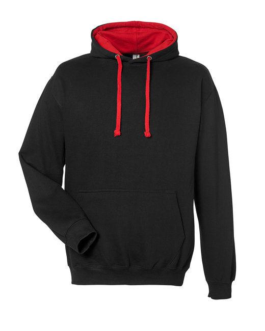 Just Hoods By AWDis Adult 80/20 Midweight Varsity Contrast Hooded Sweatshirt JHA003 - Dresses Max