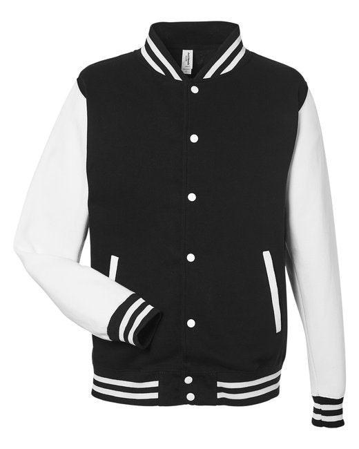 Just Hoods By AWDis Men's 80/20 Heavyweight Letterman Jacket JHA043 - Dresses Max