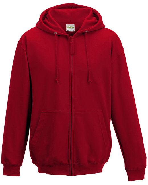 Just Hoods By AWDis Men's 80/20 Midweight College Full-Zip Hooded Sweatshirt JHA050 - Dresses Max