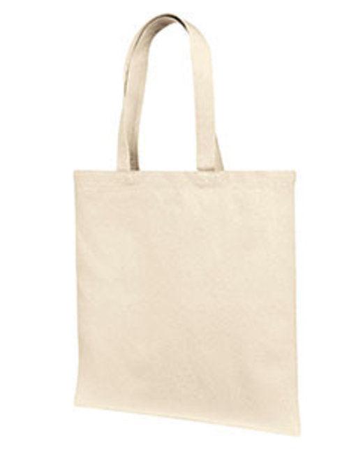 Liberty Bags 12 oz., Cotton Canvas Tote Bag With Self Fabric Handles LB85113 - Dresses Max