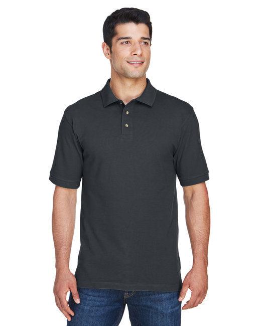 Harriton Men's Tall 6 oz. Ringspun Cotton Piqu Short-Sleeve Polo M200T - Dresses Max