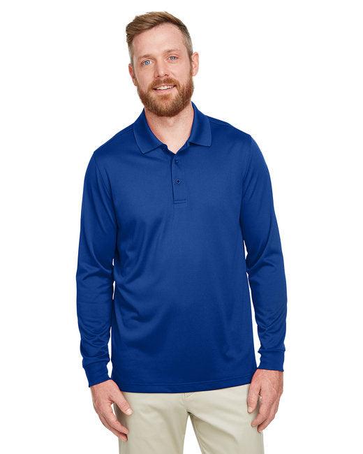 Harriton Men's Advantage Snag Protection Plus IL Long Sleeve Polo M348L - Dresses Max