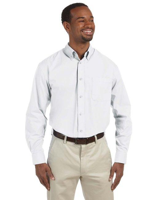 Harriton Men's 3.1 oz. Essential Poplin M510 - Dresses Max