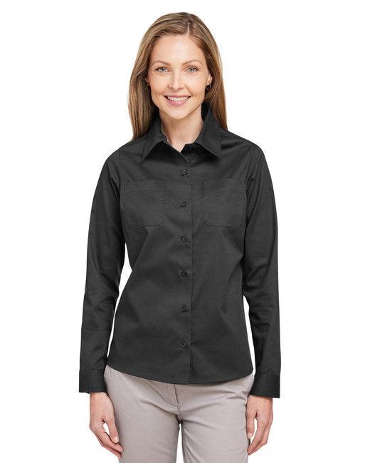 Harriton Ladies' Advantage IL Long-Sleeve Workshirt M585LW - Dresses Max