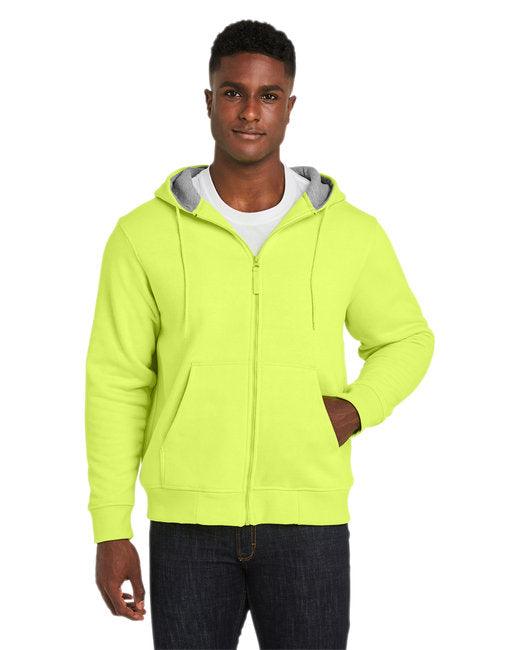 Harriton Men's ClimaBloc Lined Heavyweight Hooded Sweatshirt M711 - Dresses Max