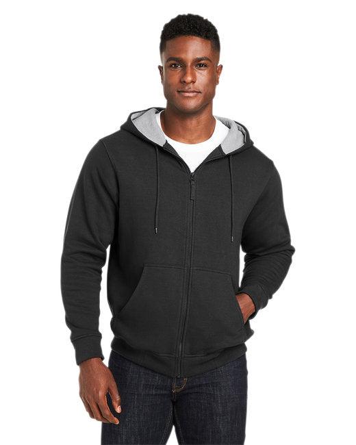 Harriton Men's ClimaBloc Lined Heavyweight Hooded Sweatshirt M711 - Dresses Max