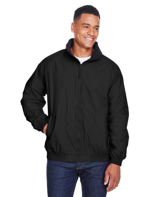 Harriton Adult Fleece-Lined Nylon Jacket M740 - Dresses Max