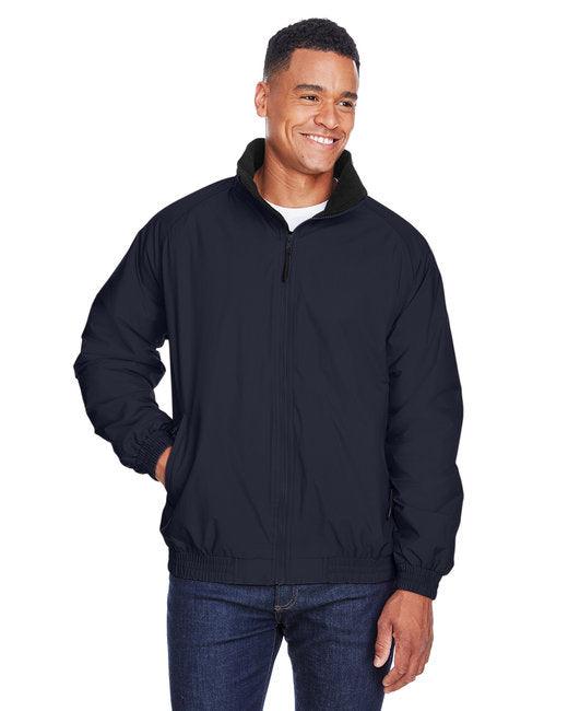 Harriton Adult Fleece-Lined Nylon Jacket M740 - Dresses Max