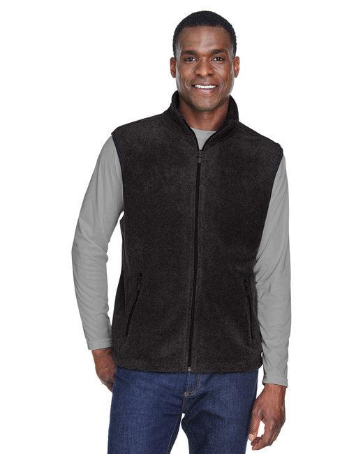 Harriton Adult 8 oz. Fleece Vest M985 - Dresses Max