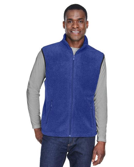 Harriton Adult 8 oz. Fleece Vest M985 - Dresses Max