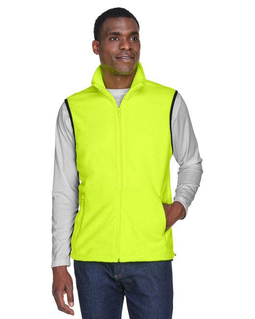 Harriton Adult 8 oz. Fleece Vest M985 - Dresses Max