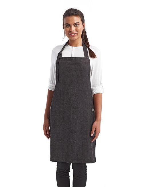 Artisan Collection by Reprime Unisex Regenerate Sustainable Bib Apron RP122 - Dresses Max