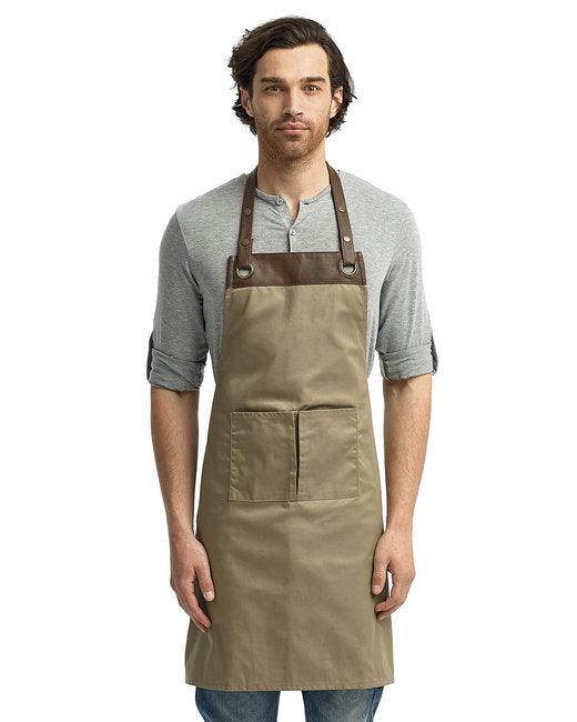 Artisan Collection by Reprime Espresso Bib Apron RP123 - Dresses Max