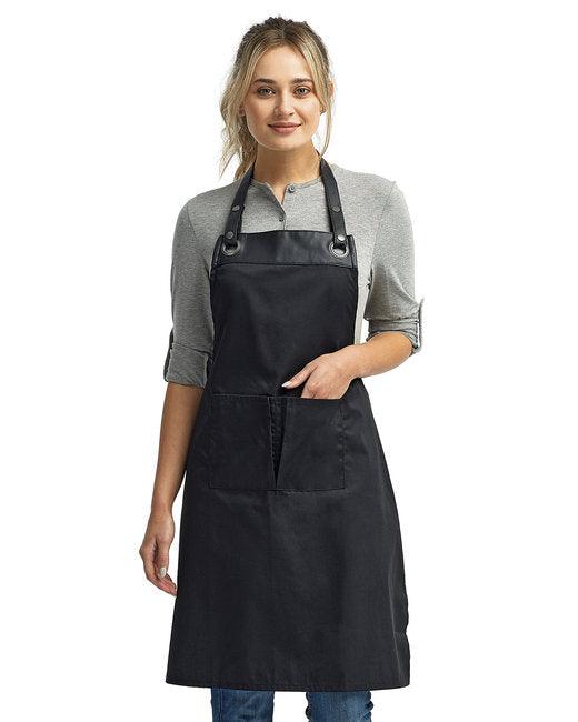 Artisan Collection by Reprime Espresso Bib Apron RP123 - Dresses Max