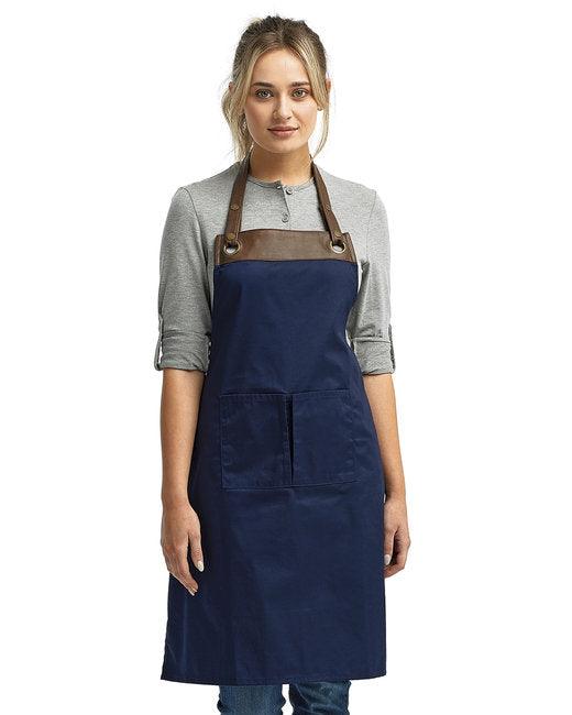 Artisan Collection by Reprime Espresso Bib Apron RP123 - Dresses Max