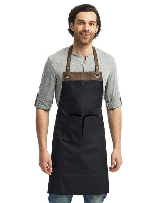 Artisan Collection by Reprime Espresso Bib Apron RP123 - Dresses Max