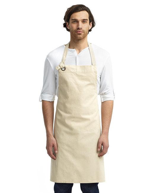 Artisan Collection by Reprime Unisex Calibre Heavy Cotton Canvas Bib Apron RP130 - Dresses Max