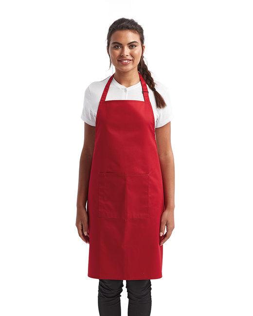 Artisan Collection by Reprime Unisex 'Colours' Sustainable Pocket Bib Apron RP154 - Dresses Max