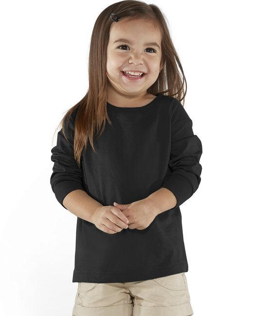 Rabbit Skins Toddler Long-Sleeve Fine Jersey T-Shirt RS3302 - Dresses Max