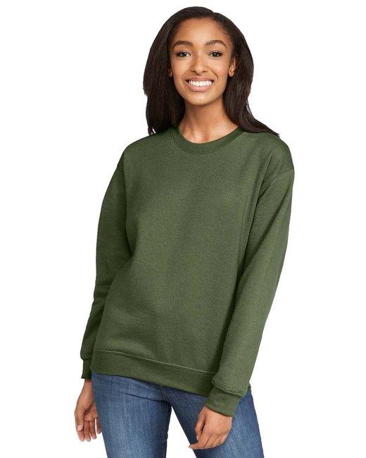 Gildan Adult Softstyle Fleece Crew Sweatshirt SF000 - Dresses Max