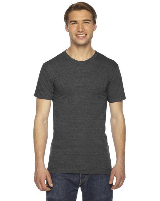 American Apparel Unisex Triblend Short-Sleeve Track T-Shirt TR401 - Dresses Max