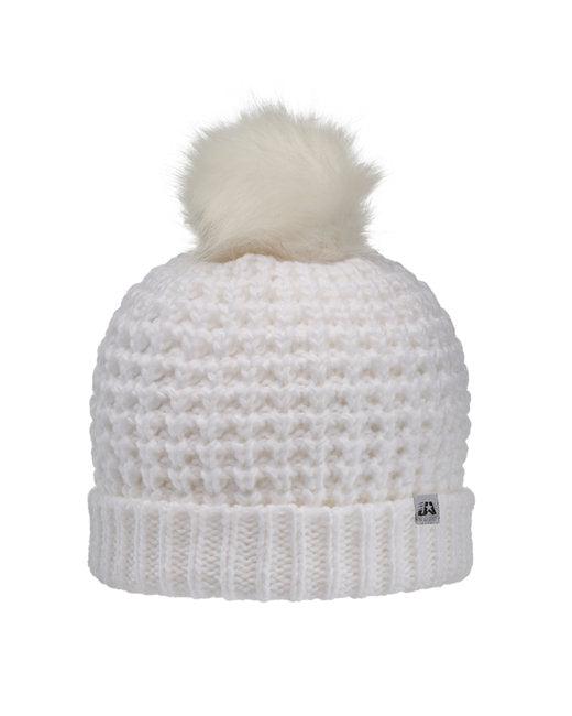 J America Adult Slouch Bunny Knit Cap TW5005 - Dresses Max