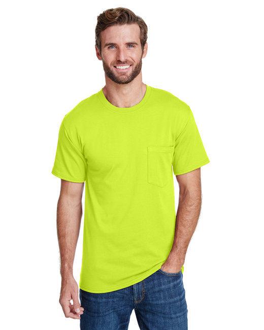 Hanes Adult Workwear Pocket T-Shirt W110 - Dresses Max