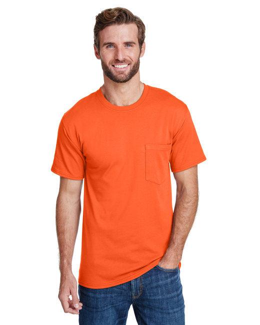 Hanes Adult Workwear Pocket T-Shirt W110 - Dresses Max